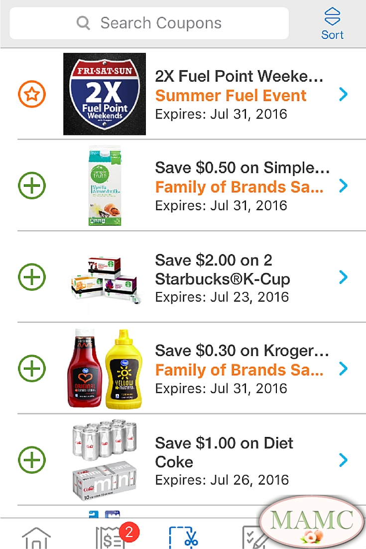 Kroger Digital Coupons Screen - My Atlanta Moms Club